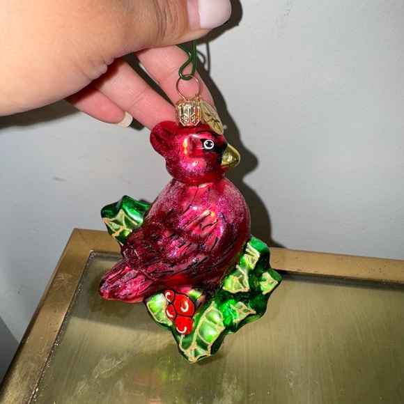 Christopher Radko Holiday Perch Christmas Ornament - Picture 2 of 9